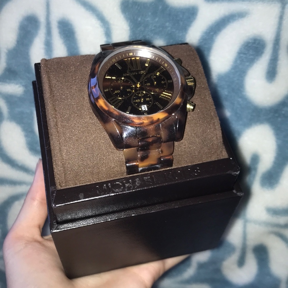Michael Kors Tortoise Shell Watch